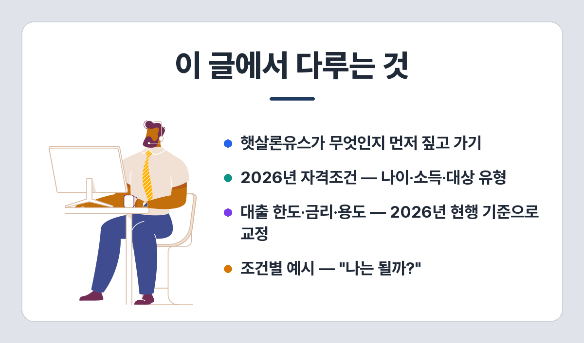 햇살론유스 중소기업 재직조건 안 되면 못 받나 — 대상 유형 3가지 이 글에서 다루는 것